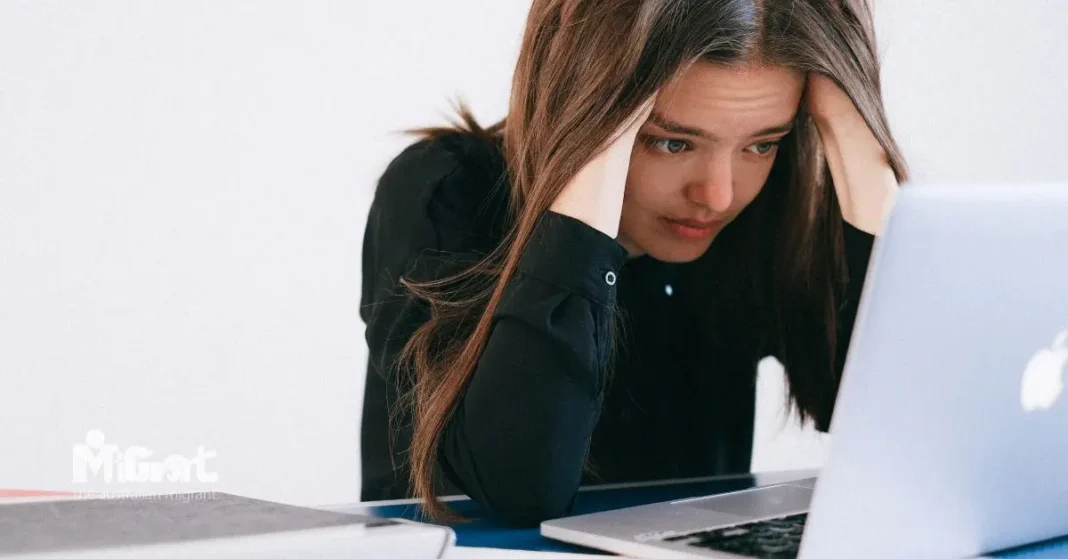 student dealing with stress