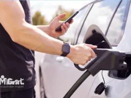 charging an electric car